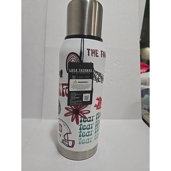 Stanford Cardinal Uversity 34oz Stainless Steel Thermos Water Bottle - Picture 3 of 16